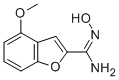 2-Benzofurancarboximidamide, N-hydroxy-4-methoxy- 구조식 이미지