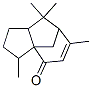 1,2,3,7,8,8a-hexahydro-3,6,8,8-tetramethyl-4IH-3a,7-methanoazulen-4-one 구조식 이미지