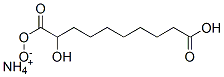 ammonium hydrogen 9,10-dihydroxysebacate Structure