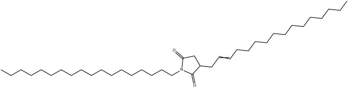 3-(헥사데크-2-에닐)-1-옥타데실피롤리딘-2,5-디온 구조식 이미지