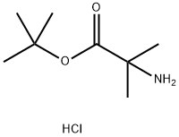 Alanine, 2-Methyl-, 1,1-diMethylethyl ester, hydrochloride 구조식 이미지