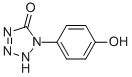 1-(4-HYDROXYPHENYL)-1,2-DIHYDRO-5H-TETRAZOL-5-ONE 구조식 이미지