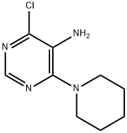 4-CHLORO-6-PIPERIDIN-1-YL-PYRIMIDIN-5-YLAMINE Structure