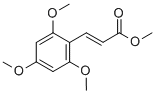 2-PROPENOIC ACID, 3-(2,4,6-TRIMETHOXYPHENYL)-, METHYL ESTER, (2E)- Structure