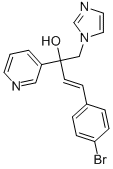 (3E)-4-(4-BROMOPHENYL)-1-(1H-IMIDAZOL-1-YL)-2-PYRIDIN-3-YLBUT-3-EN-2-OL 구조식 이미지