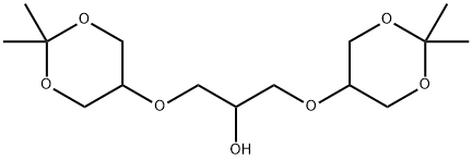 1,3-Bis[(2,2-diMethyl-1,3-dioxan-5-yl)oxy]-2-propanol 구조식 이미지