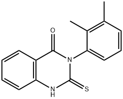 3-(2,3-DIMETHYL-PHENYL)-2-MERCAPTO-3H-QUINAZOLIN-4-ONE Structure