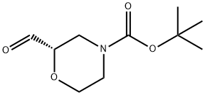 (S)-N-Boc-2-morpholinecarbaldehyde Structure