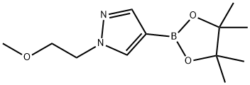 1-(2-Methoxyethyl)-4-(4,4,5,5-tetraMethyl-1,3,2-dioxaborolan-2-yl)-1H-pyrazole 구조식 이미지