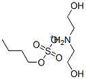 bis(2-hydroxyethyl)ammonium butyl sulphate Structure