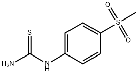 1-(4-methylsulphonylphenyl)thiourea Structure