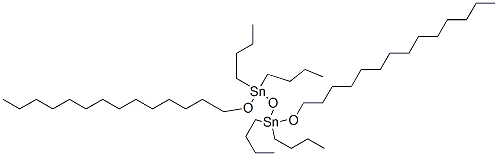 1,1,3,3-tetrabutyl-1,3-bis(tetradecyloxy)distannoxane Structure