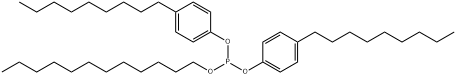 dodecyl bis(4-nonylphenyl) phosphite Structure