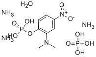 (2-DIMETHYLAMINO-4-NITROPHENYL)인산이암모늄염일수화물 구조식 이미지