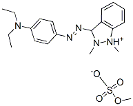 3-[[4-(디에틸아미노)페닐]아조]-1,2-디메틸-1H-인다졸륨메틸황산염 구조식 이미지