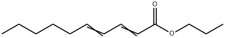 propyl 2,4-decadienoate Structure