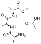 L-ALANYL-L-ALANYL-L-ALANINE METHYL ESTER ACETATE Structure