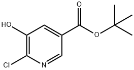 TERT-BUTYL 6-CHLORO-5-HYDROXYNICOTINATE Structure