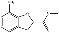 메틸7-a미노-2,3-디하이드로벤조푸란-2-카르복실레이트 구조식 이미지