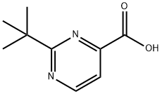 4-피리미딘카르복실산,2-(1,1-디메틸에틸)-(9CI) 구조식 이미지