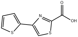 2-Thiazolecarboxylic  acid,4-(2-thienyl)- 구조식 이미지