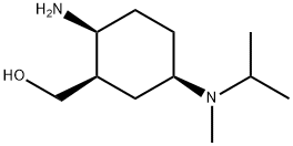 Cyclohexanemethanol, 2-amino-5-[methyl(1-methylethyl)amino]-, (1R,2S,5R)- (9CI) Structure