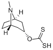 O-Ethylcarbonodithioic acid S-(8-methyl-8-azabicyclo[3.2.1]oct-3-yl) ester Structure