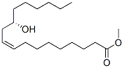 [S,Z,(-)]-12-Hydroxy-9-octadecenoic acid methyl ester Structure