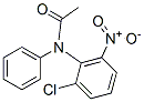 N-(2-클로로-6-니트로페닐)-N-페닐아세트아미드 구조식 이미지