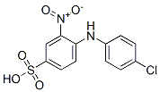 4-[(4-chlorophenyl)amino]-3-nitrobenzenesulphonic acid 구조식 이미지