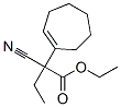 ethyl alpha-cyano-alpha-ethyl-1-cyclohepten-1-acetate 구조식 이미지