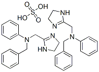 bis(N-benzyl-4,5-dihydro-N-phenyl-1H-imidazole-2-methylamine) sulphate 구조식 이미지