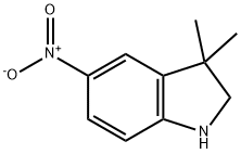3,3-DiMethyl-5-nitroindoline Structure