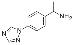 1-[4-(1H-1,2,4-TRIAZOL-1-YL)PHENYL]ETHANAMINE 구조식 이미지