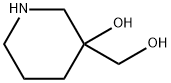 3-HydroxyMethyl-3-hydroxypiperidine Structure