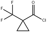 1-(트리플루오로메틸)시클로프로판카르보닐클로라이드 구조식 이미지
