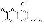 4-allyl-2-methoxyphenyl 2-methyl-2-butenoate 구조식 이미지