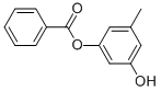 3-Hydroxy-5-methylphenyl benzoate Structure