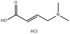 trans-4-Dimethylaminocrotonic acid hydrochloride 구조식 이미지