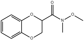 N-METHOXY-N-METHYL-2,3-DIHYDROBENZO[B][1,4]DIOXINE-2-CARBOXAMIDE 구조식 이미지