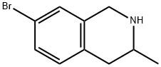 7-bromo-3-methyl-1,2,3,4-tetrahydroisoquinoline Structure