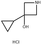 3-cyclopropylazetidin-3-ol hydrochloride Structure