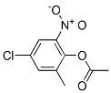 4-chloro-6-nitro-o-cresyl acetate 구조식 이미지