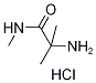 2-Amino-N,2-dimethylpropanamide hydrochloride 구조식 이미지