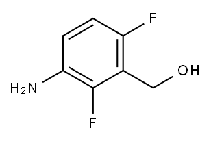 Benzenemethanol, 3-amino-2,6-difluoro- (9CI) 구조식 이미지