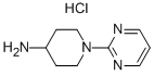 1-(2-Pyrimidinyl)-4-piperidinamine hydrochloride 구조식 이미지