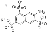 7-AMINO-1,3,6-NAPHTHALENETRISULFONIC ACID DIPOTASSIUM SALT 구조식 이미지