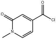 4-Pyridinecarbonyl chloride, 1,2-dihydro-1-methyl-2-oxo- (9CI) 구조식 이미지