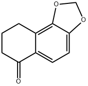 5,6-(METHYLENEDIOXY)-1-TETRALONE 구조식 이미지