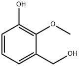3-하이드록시-2-메톡시벤질알코올 구조식 이미지